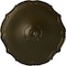 Ekena Millwork Pompeii Ceiling Medallion (Fits Canopies up to 2"), Hand-Painted Green Gold, 18 7/8"OD x 1 1/2"P CM18POGGS - alternate 1